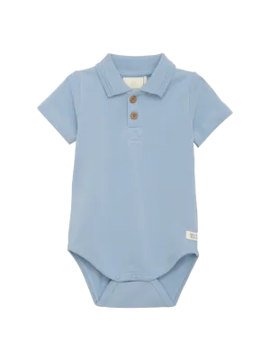 (215180) Body SS Polo - Dusty Blue