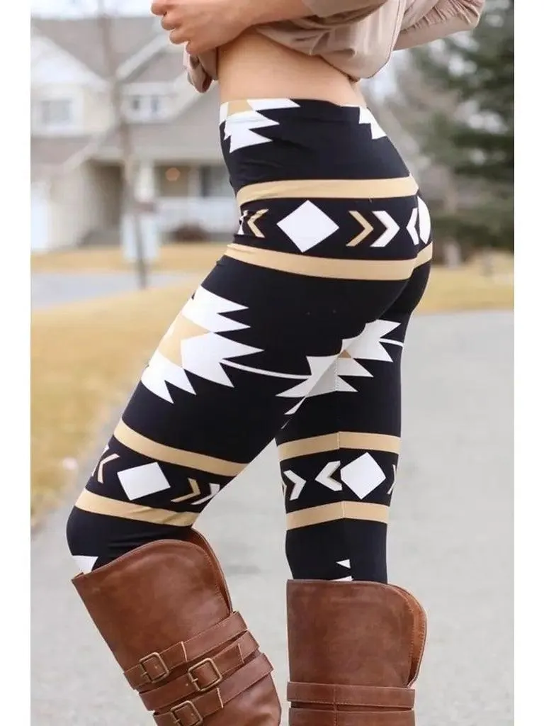 Aztec Print Leggings