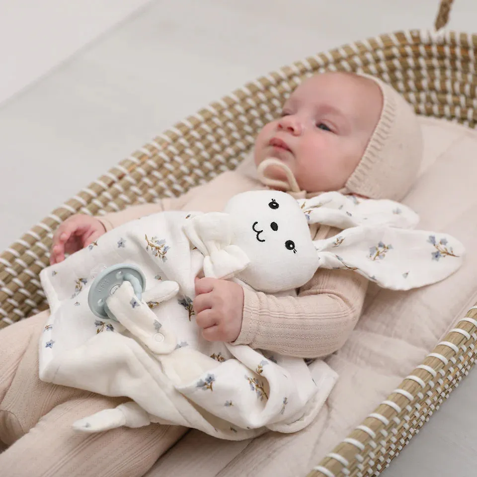 Baby Boy Snuggle Lovey Blanket | Boy Floral | Adora
