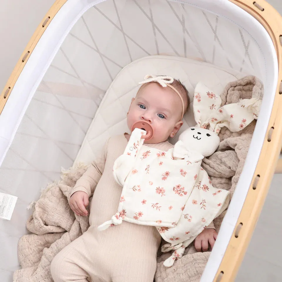Baby Girl Snuggle Lovey Blanket | Girl Floral | Adora