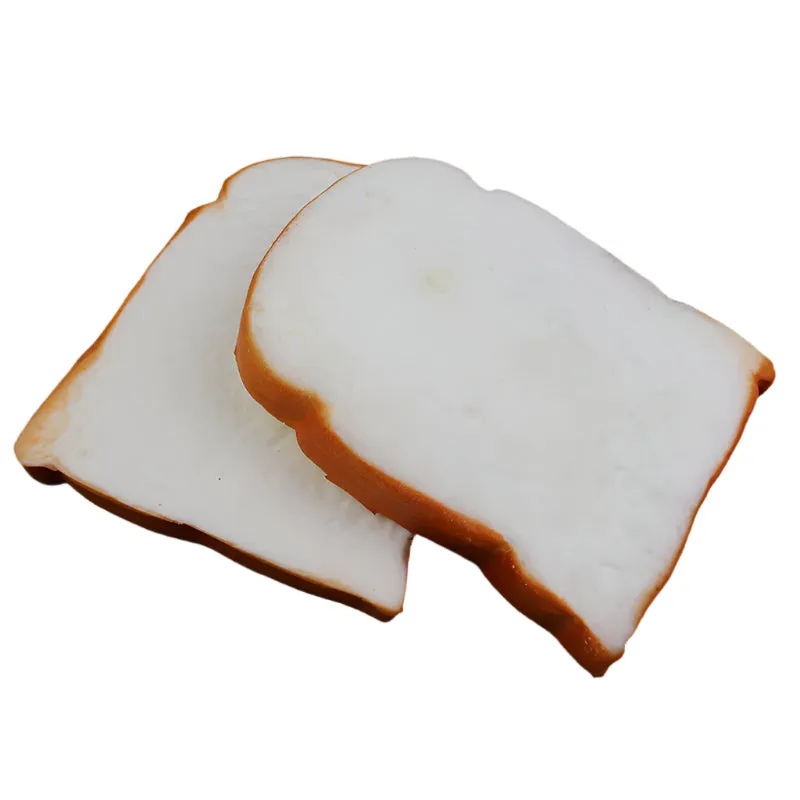 Babymoon Artificial Breads Slices | Decorative Add-ons | Photography Props | Set of 2