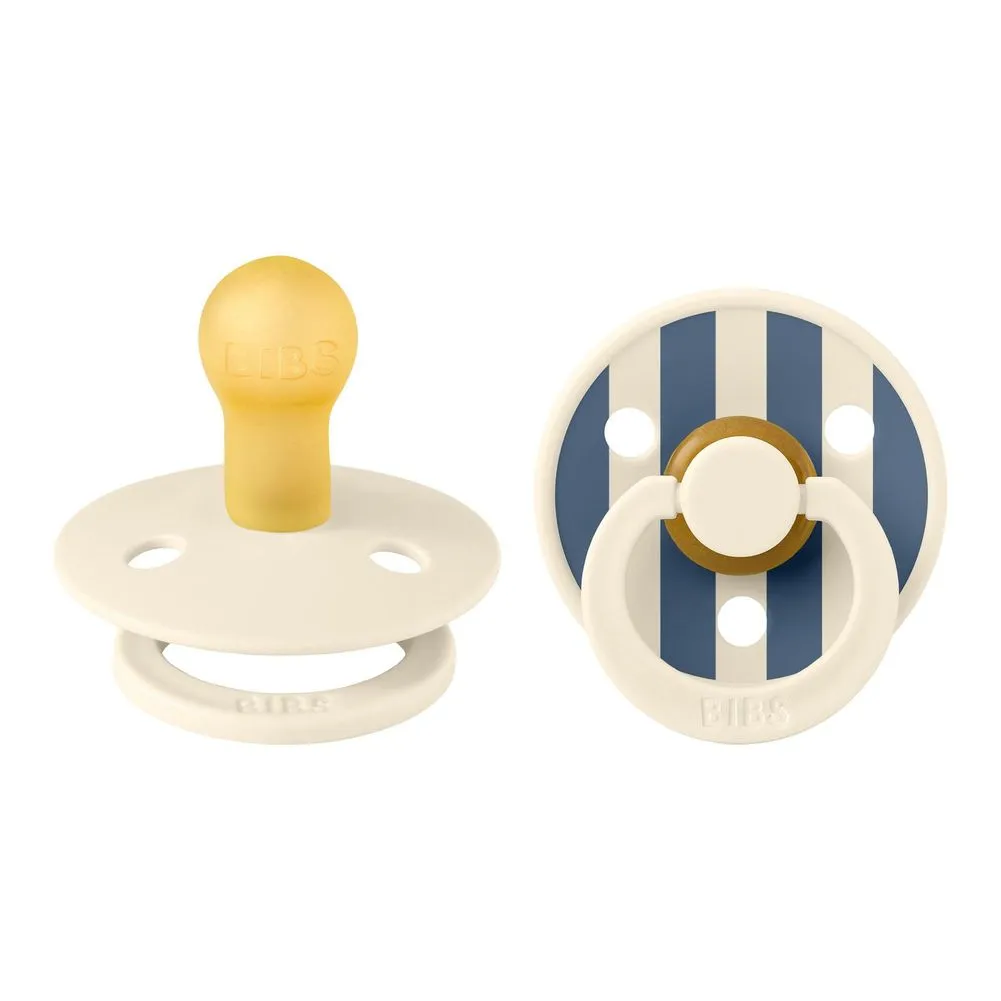Bibs Pacifier 2-Pack Colour Studio Latex Pacifiers