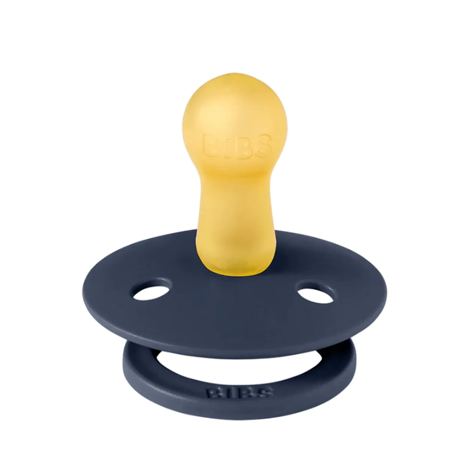 BIBS USA- Natural Rubber Pacifier 2 Pack-Deep Space/Petrol
