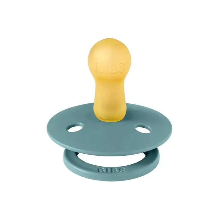 BIBS USA- Natural Rubber Pacifier 2 Pack - Island Sea / Forest Lake