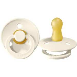 BIBS USA- Natural Rubber Pacifier 2 Pack - Ivory