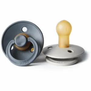 BIBS USA- Natural Rubber Pacifier 2 Pack - Sand/Iron