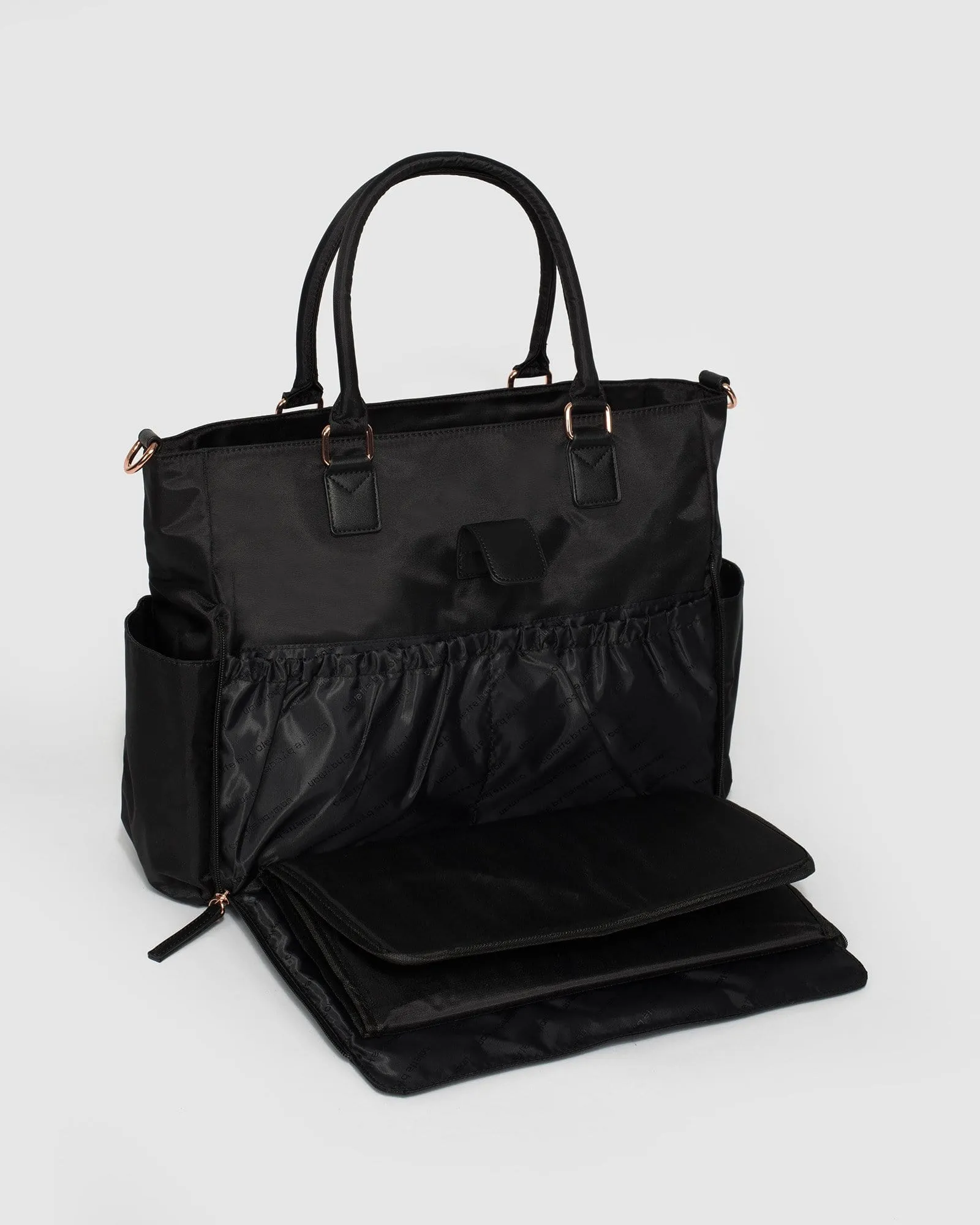 Black Charli Baby Bag