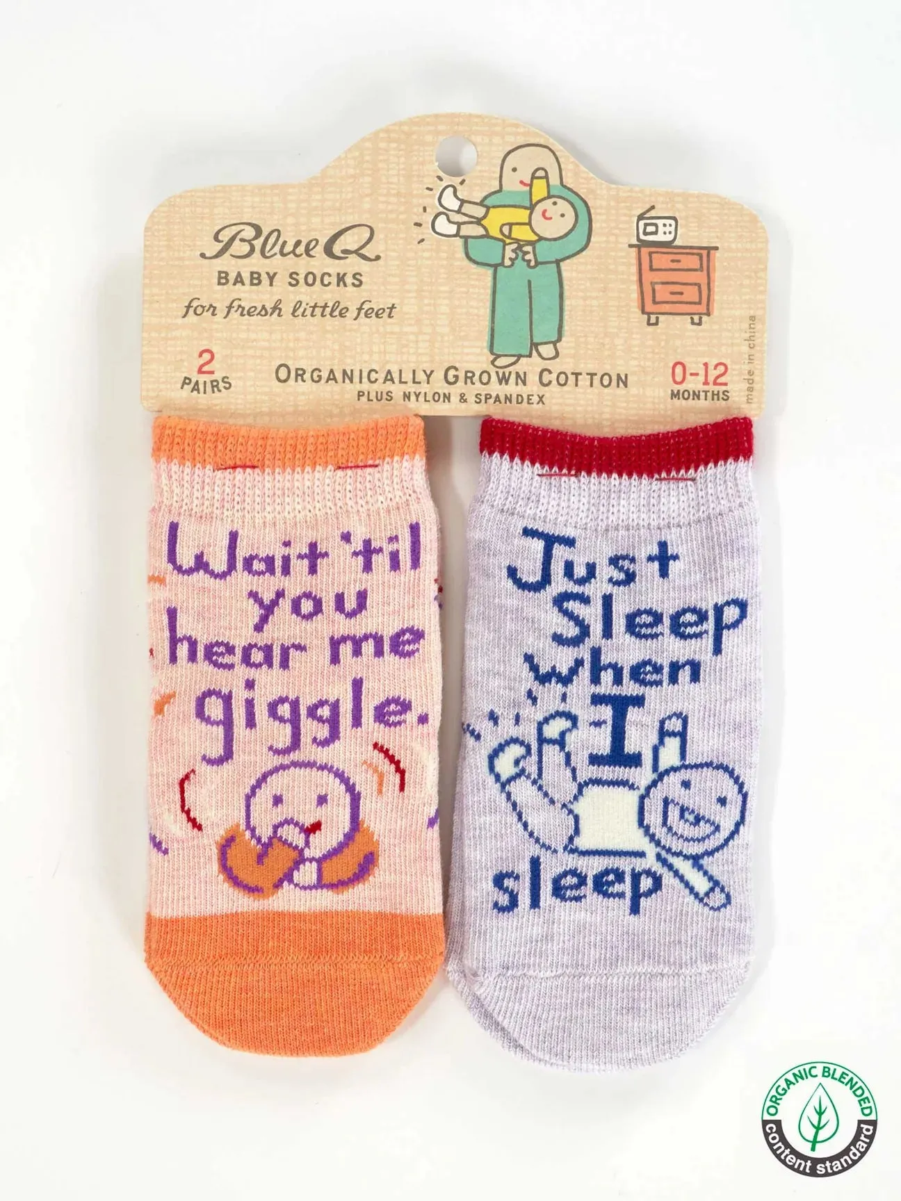 Blue Q Baby Socks