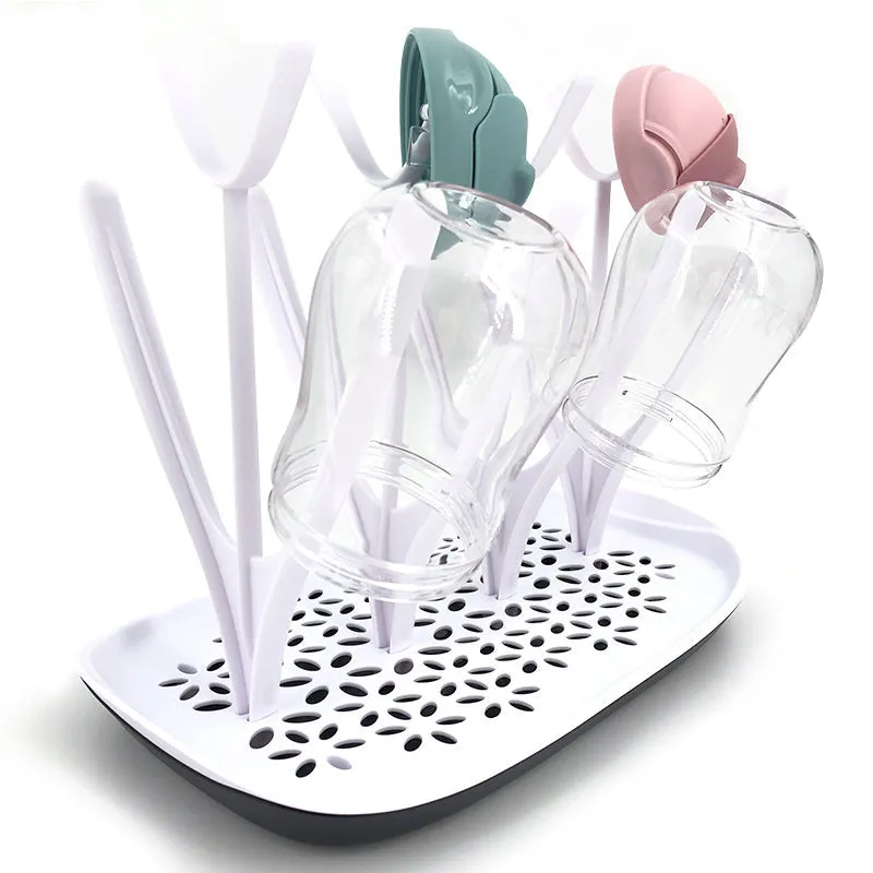 Bottle Holder Baby/Baby Bottle Drying Rack | Countertop Drying Rack With Deep Drip Basin/Bottle Holder Baby strg