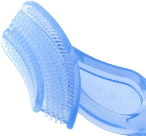 Brush Baby Soft Teether Brush For Babies And Toddlers (Blue)