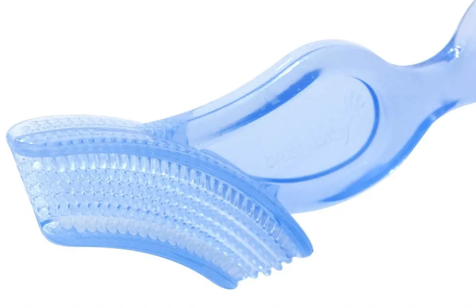 Brush Baby Soft Teether Brush For Babies And Toddlers (Blue)