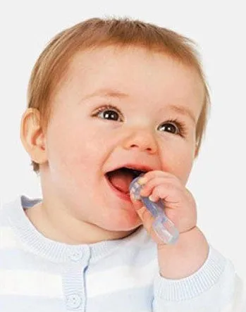 Brush Baby Soft Teether Brush For Babies And Toddlers (Blue)