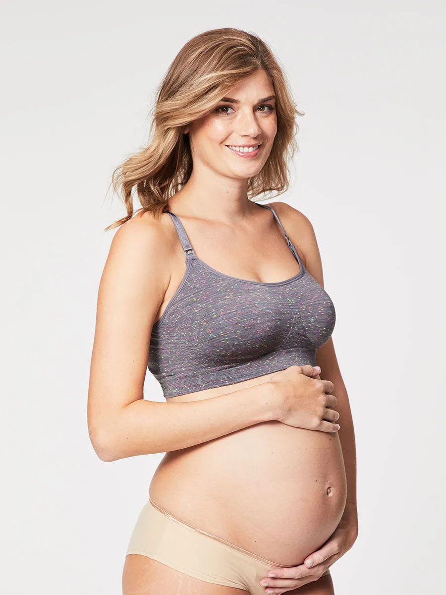 Cake Cotton Candy Nursing Bra | CHARCOAL