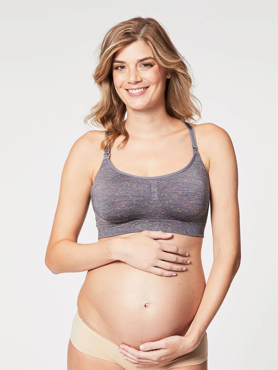 Cake Cotton Candy Nursing Bra | CHARCOAL
