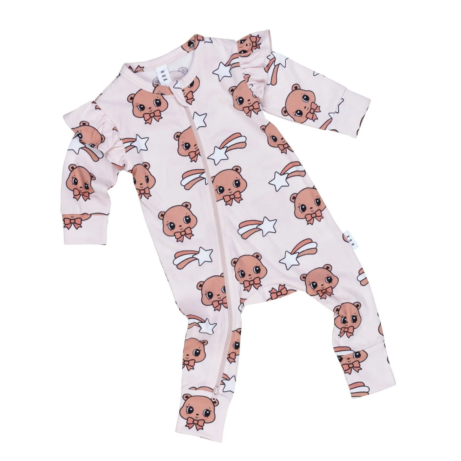 Chipmunk Frill Zip Romper