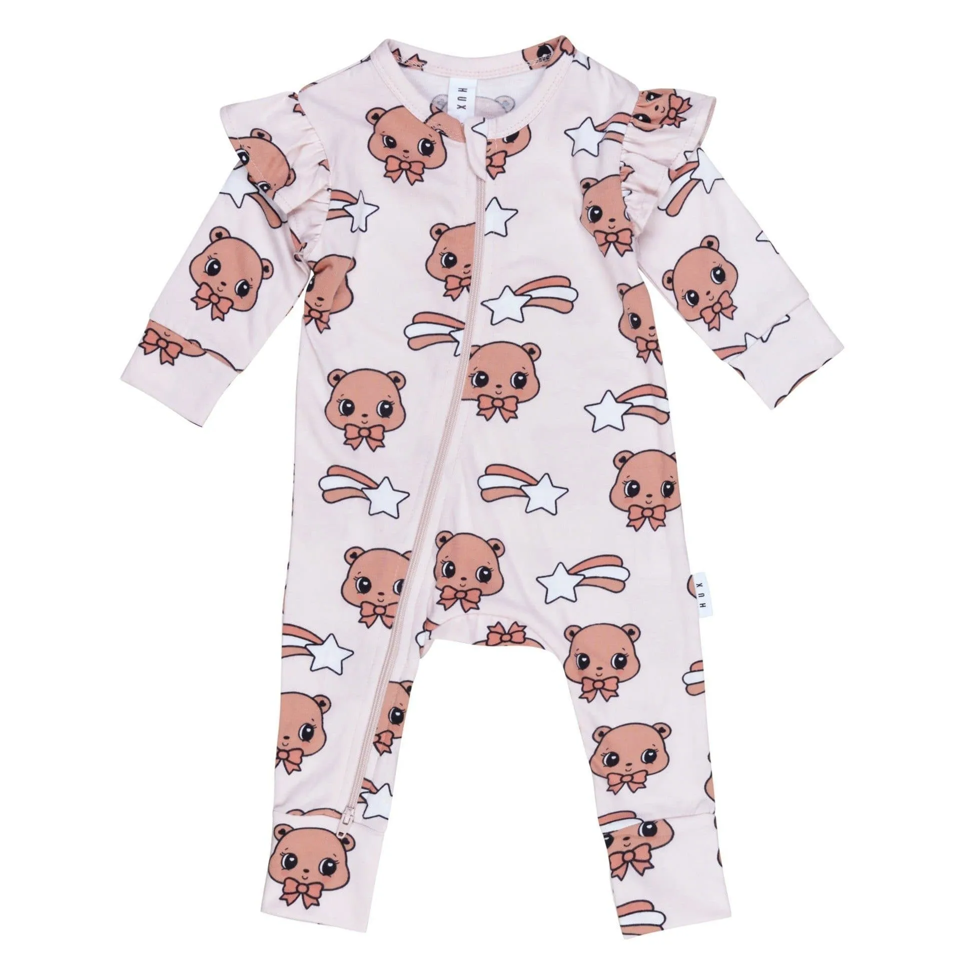 Chipmunk Frill Zip Romper