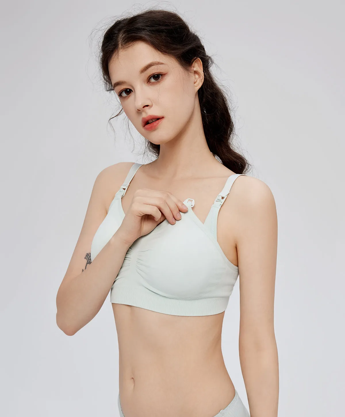 Circular Knit Seamless Maternity Bralette 202-2927S