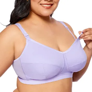 Comfortable Breathable Ladies' Supportive Cotton Nursing Bra Plus Size