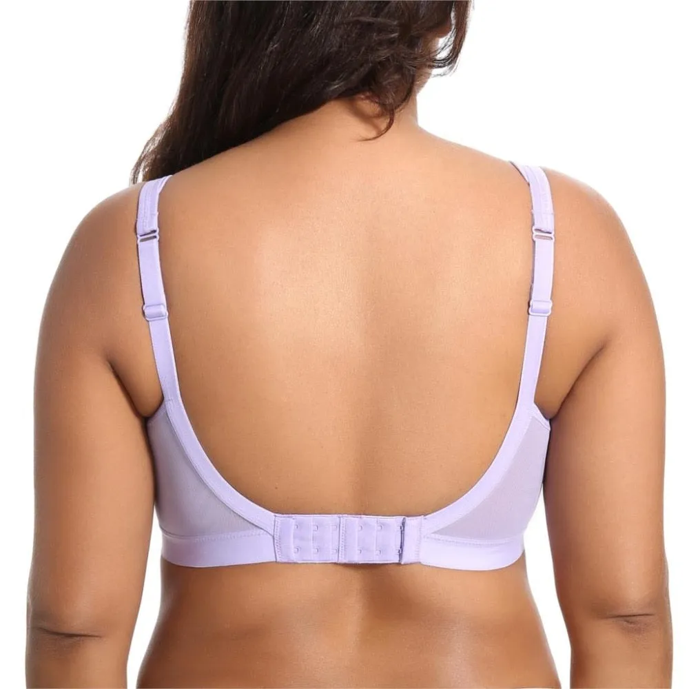 Comfortable Breathable Ladies' Supportive Cotton Nursing Bra Plus Size