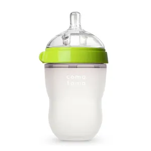 Comotomo Natural Feel Baby Bottle - Green - 250ml