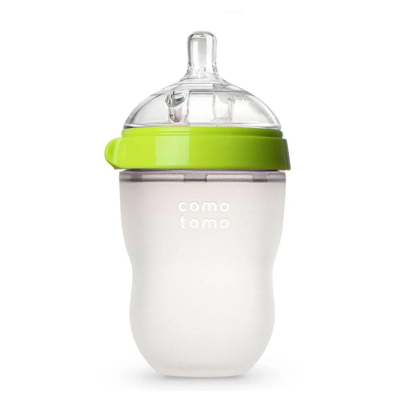 Comotomo Natural Feel Baby Bottle - Green - 250ml