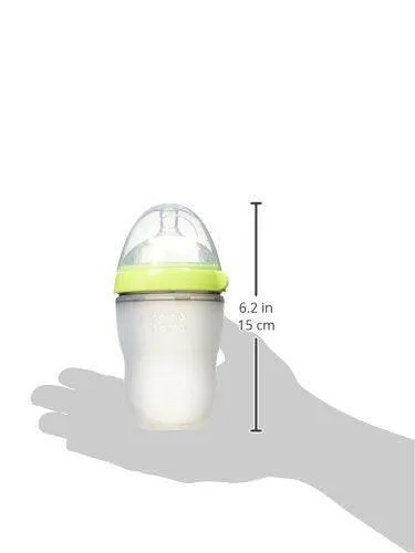 Comotomo Natural Feel Baby Bottle - Green - 250ml