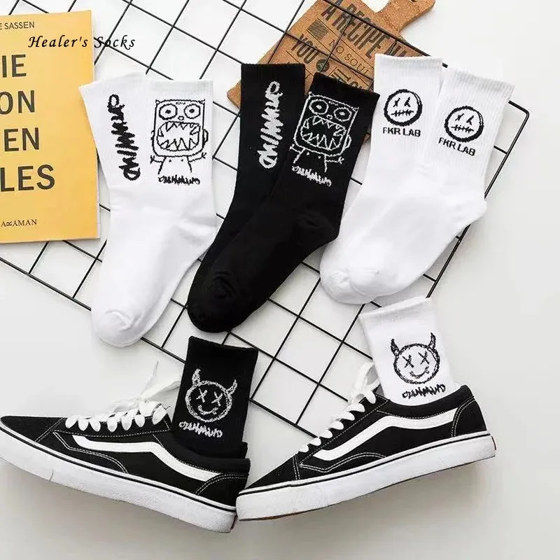 Cotton Simplicity Anime Devil Socks