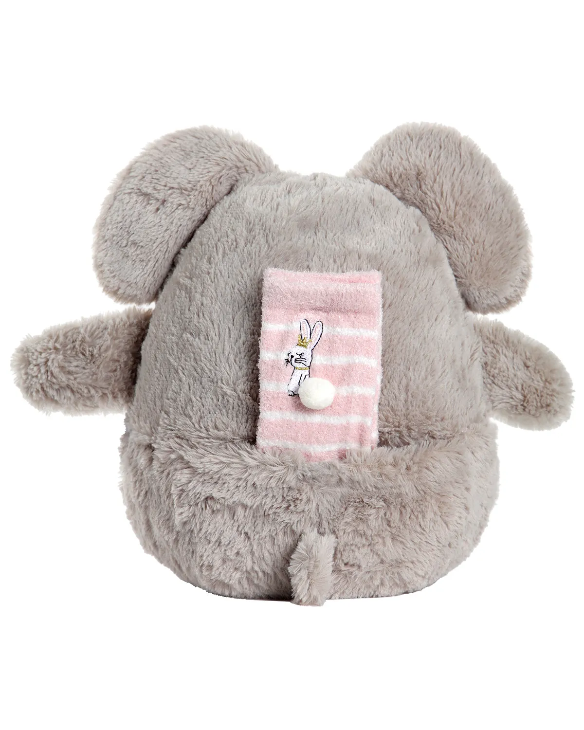 Cozy Buddies Stuffed Bunny with Matching Striped Sock
