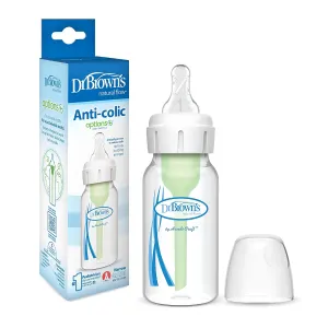 Dr. Brown's Anti-Colic Options  Narrow Baby Bottle, 120ml