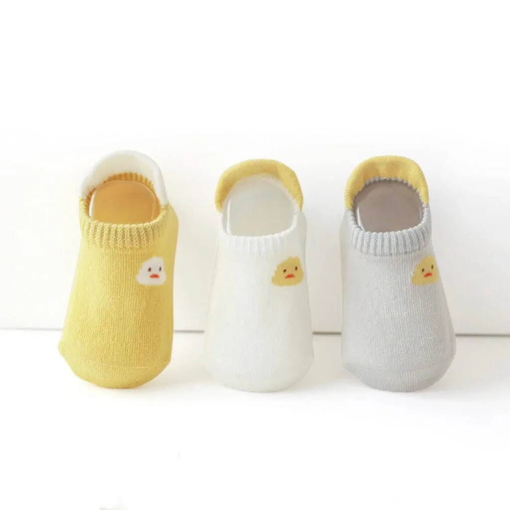 Eddie Cartoon Non-Slip Socks [Set of 3]