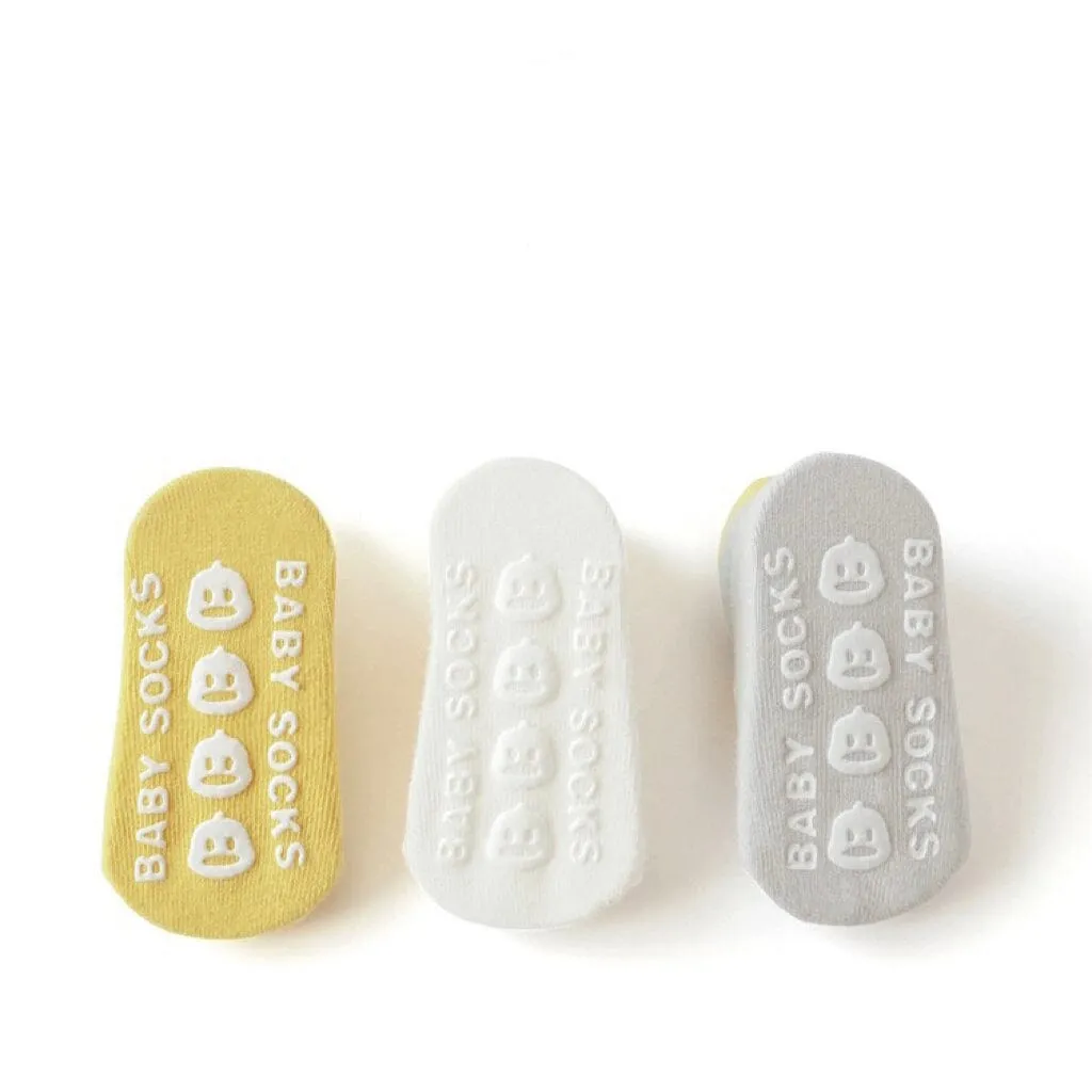 Eddie Cartoon Non-Slip Socks [Set of 3]