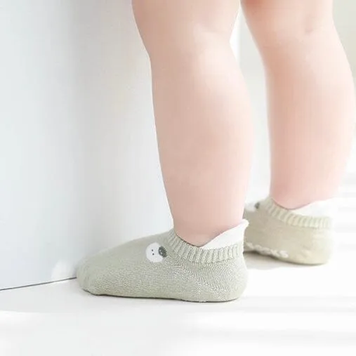 Eddie Cartoon Non-Slip Socks [Set of 3]