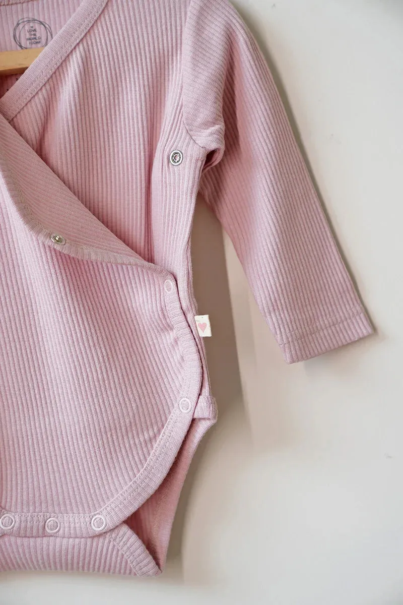 Everyday Unisex baby onesie - Rosepink