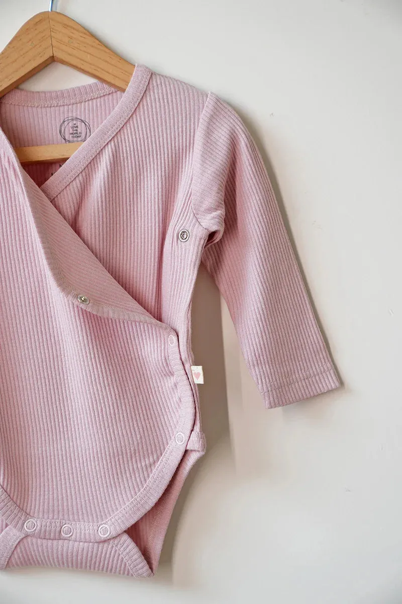 Everyday Unisex baby onesie - Rosepink