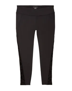 Flora Mesh Legging | Black