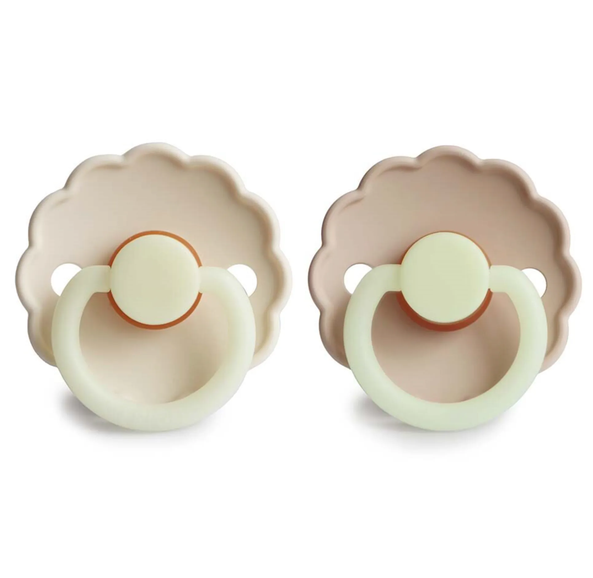 FRIGG Daisy Silicone 2-Pack Cream Night/Croissant Night