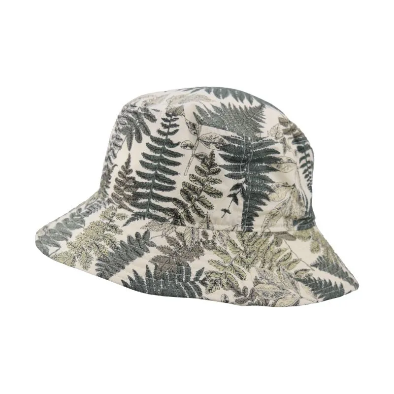 Garden Print Sun Protection Crusher Hat