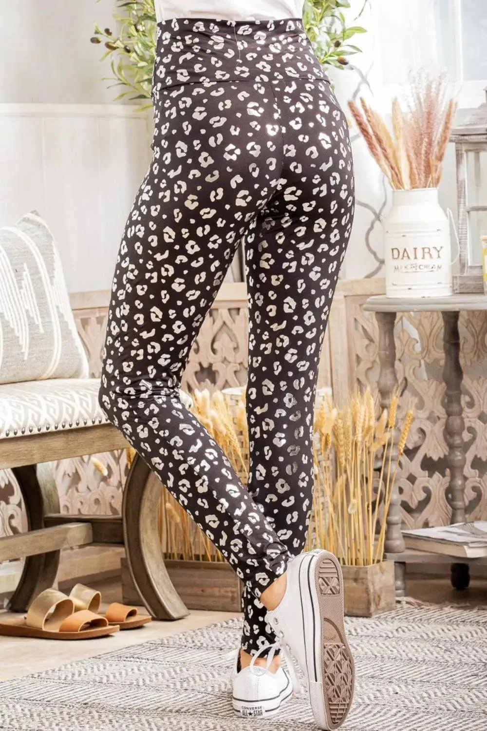 Heimish Full Size Leopard High Waist Leggings  Bold Comfy and Stylish