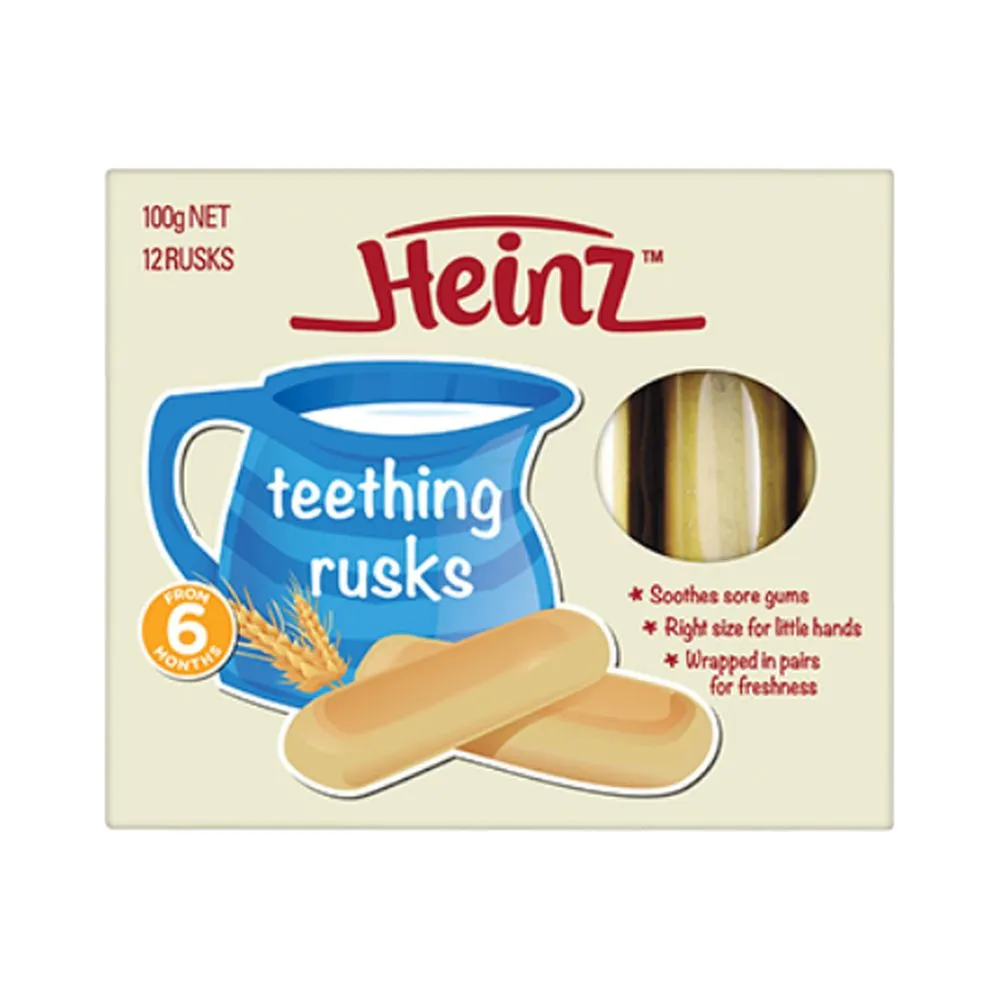 Heinz Teething Rusks 6m 