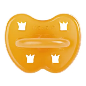 Hevea Natural Rubber Round Classic Pacifier - Natural (3-36 Months)