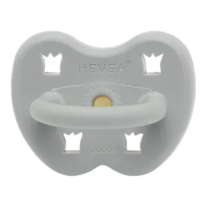 Hevea Natural Rubber Round Pacifier - Gorgeous Grey (3-36 Months)