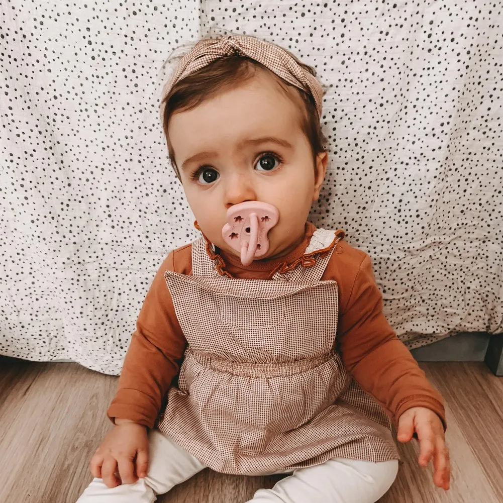 Hevea Natural Rubber Round Pacifier - Gorgeous Grey (3-36 Months)