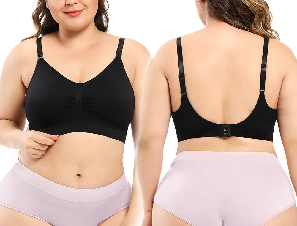 iLoveSIA Big Girl’s Weightless Nursing Bra Breast Feeding Bra 2Pack