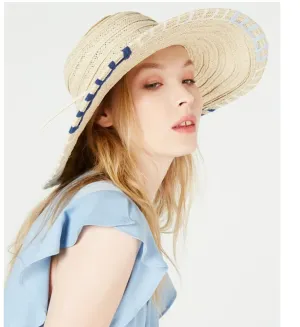 I.n.c. UPF 50  sun protection Whipstitch Edge Floppy Hat
