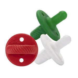 ITZ Sweetie Soother™ Cable Pacifier Set of 3 Holiday