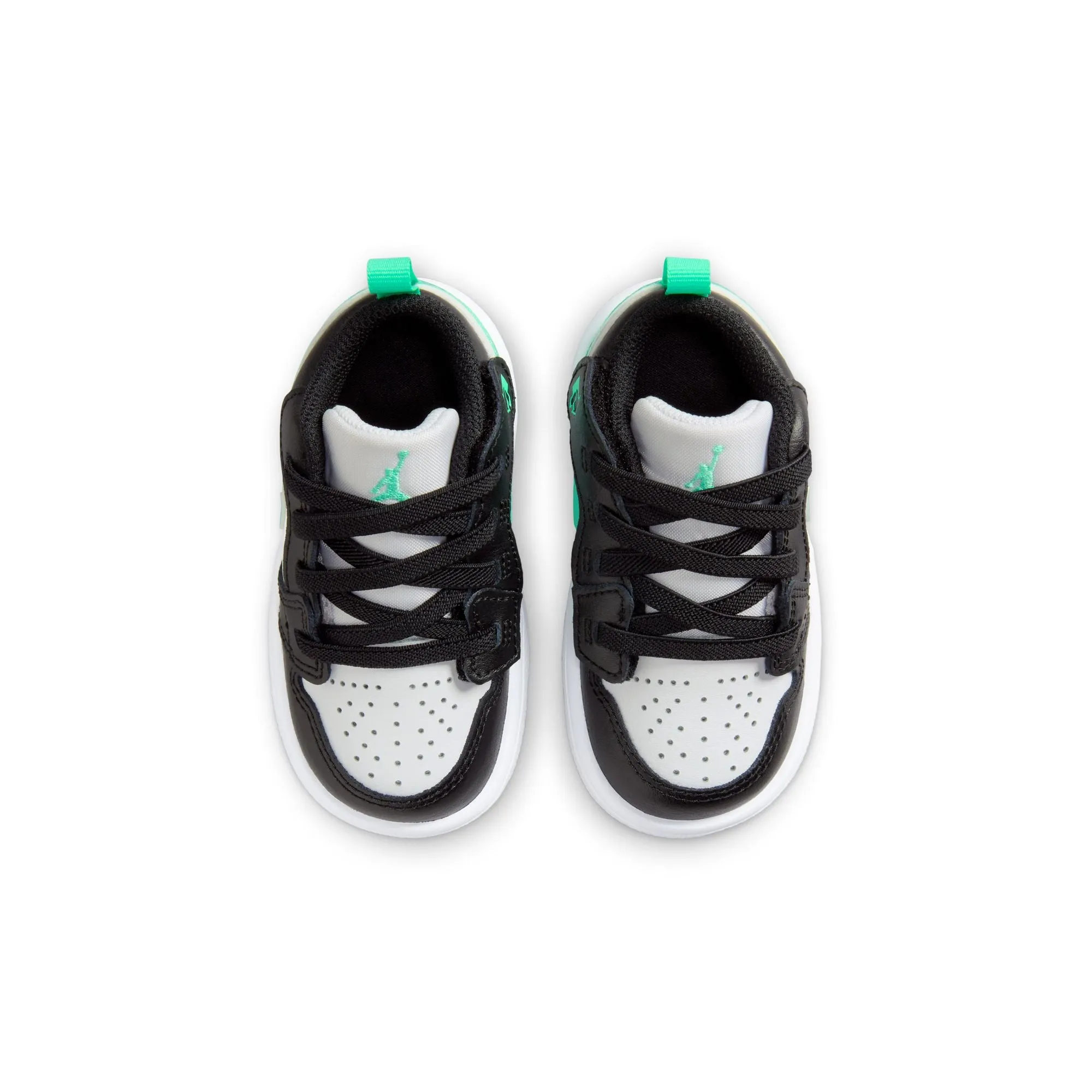 Jordan - Boy  - TD 1 Low Alt - White/Black/Green Glow