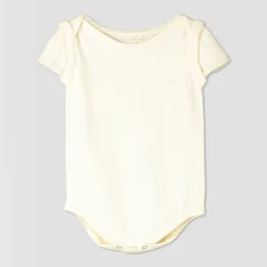 Jory onesie in ivory knit