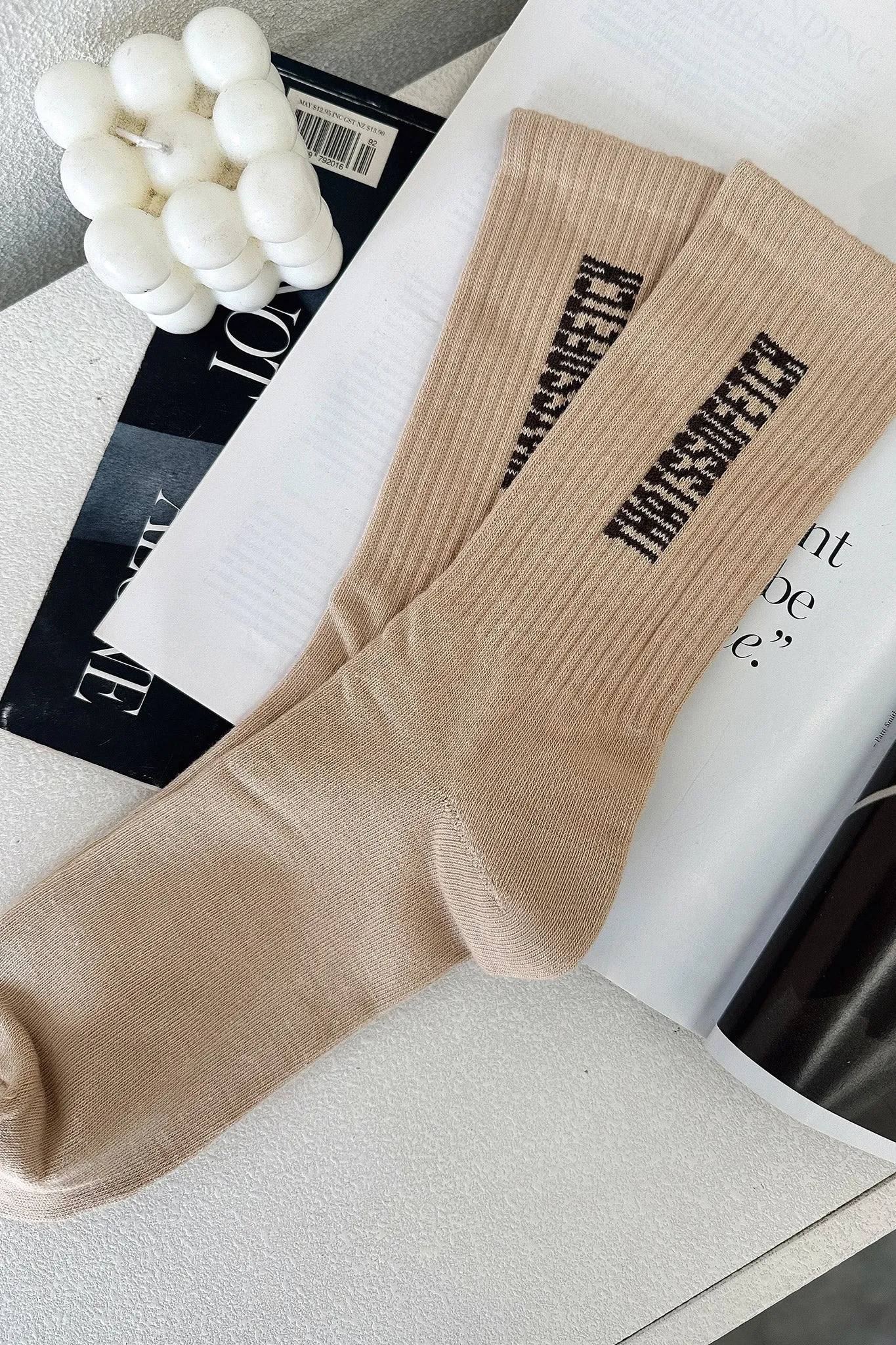 Katya Socks - Beige
