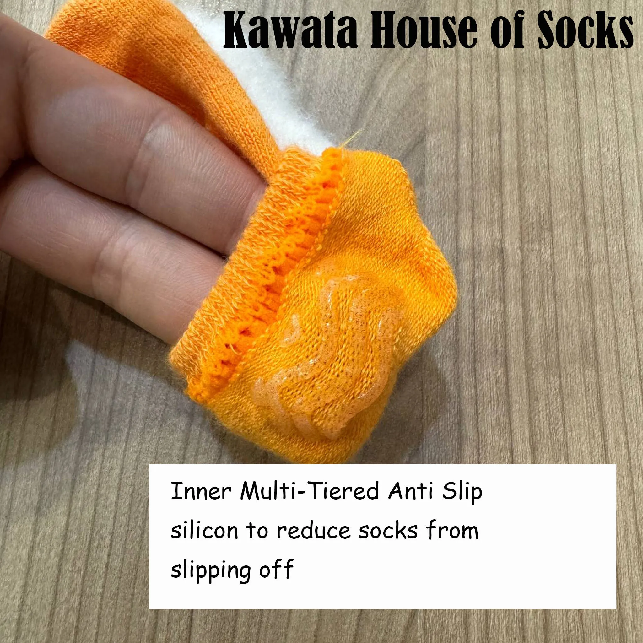 Kawata Cotton Toy Plush Baby Socks (4-15 months old)