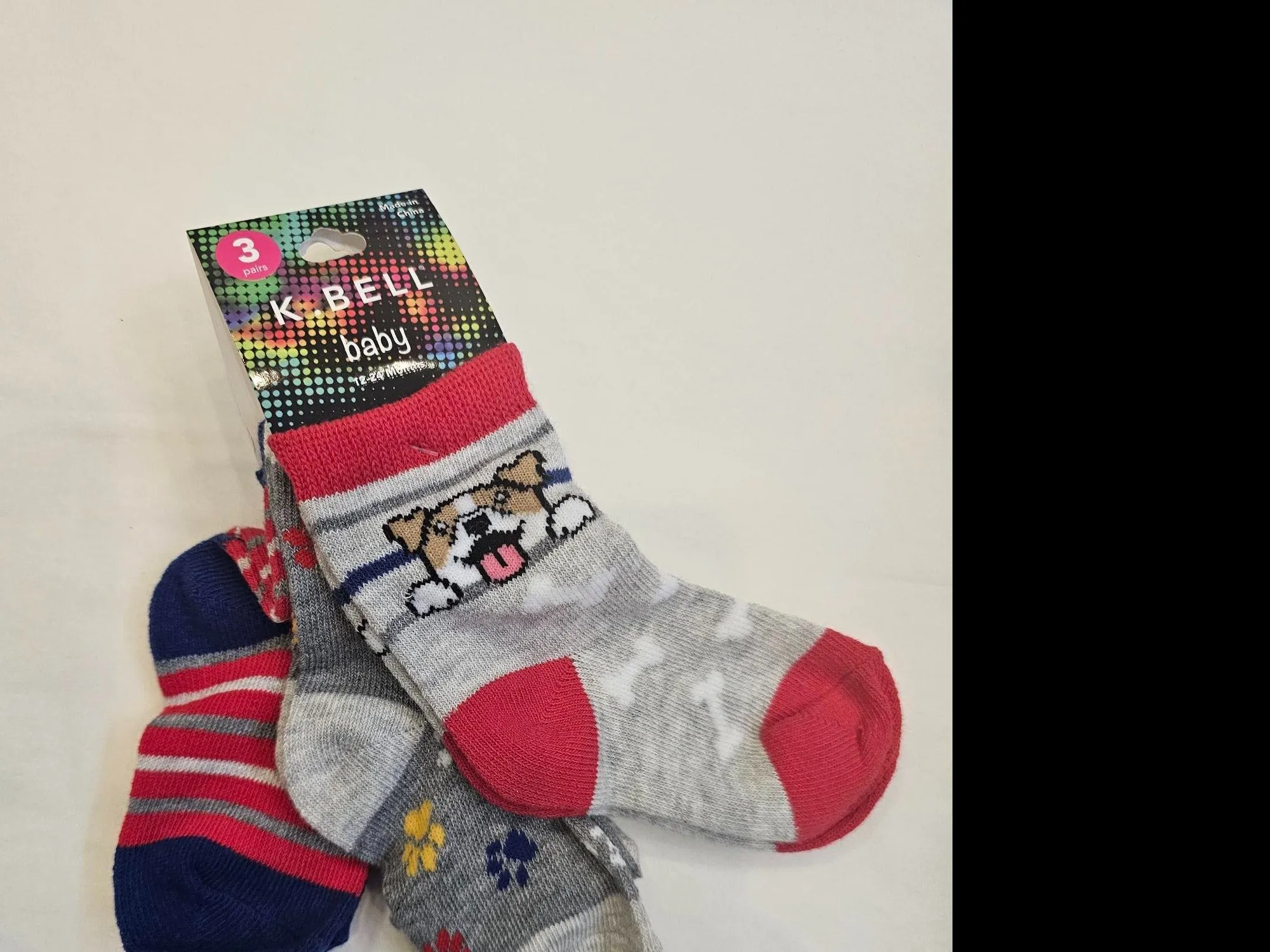 KBELL - 3 Pair Set socks - dog - Children